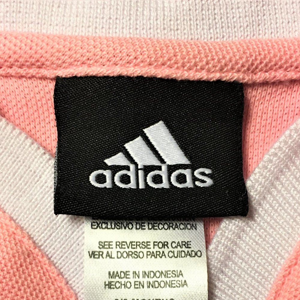 ADIDAS Detroit Baseball Fan Pink Polo Dress   0-3M - Picture 8 of 10